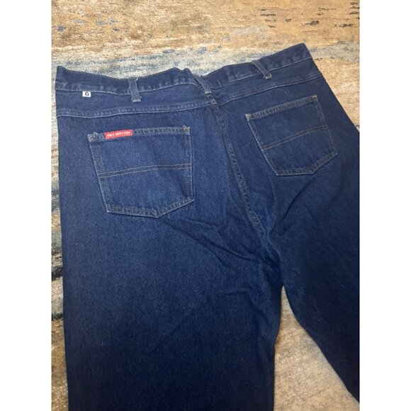 GK Services Men’s Dark Wash Jeans 42x32 – Relaxed Fit Workwear Denim - Picture 5 of 5